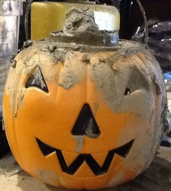Pumpkin-Made using US pigments color packs process. Vibrant concrete color added at the mix stage. -image